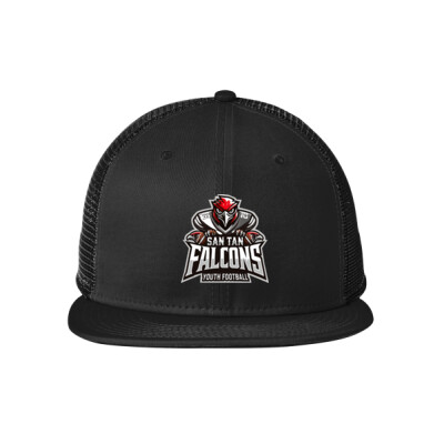 Falcons Flat Bill Trucker Hat with Printed Patch Thumbnail