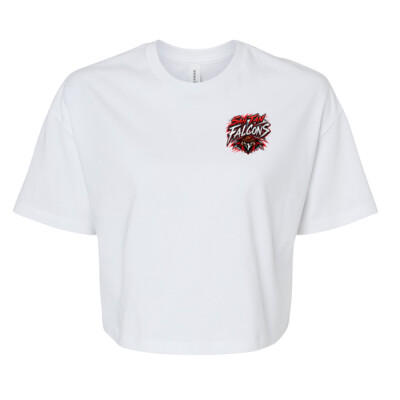 Ladies Falcons Jersey Crop Top 4 Thumbnail