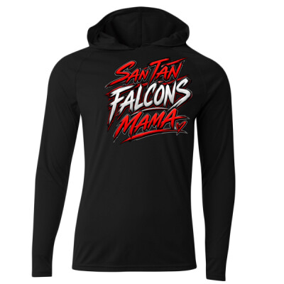 Adult Unisex Falcons DriFit Long-Sleeve Hooded Tee 5 Thumbnail